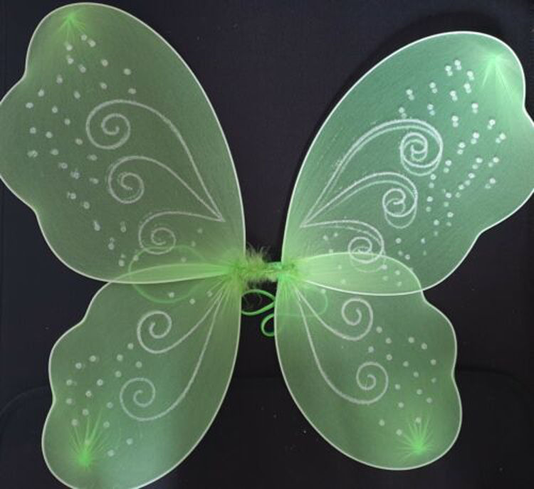 Picture of 6466 LIME GREEN NET FAIRY WING 50X45CM